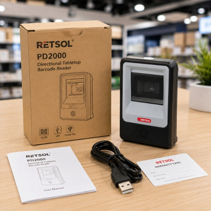 Retsol PD2000 Directional Tabletop Barcode Reader