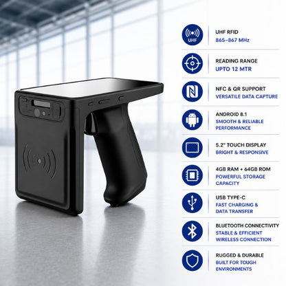 SRK Autoid Utouch RFID UHF Handheld Reader 