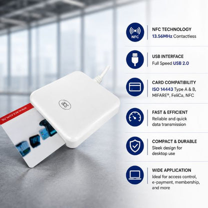 ACR-38/39U Desktop Card Reader | 13.56MHz | USB 