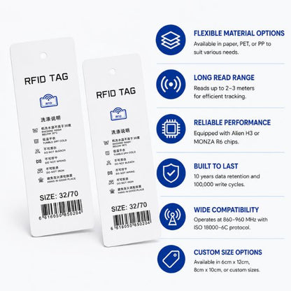 RFID UHF Garment Hang Tag