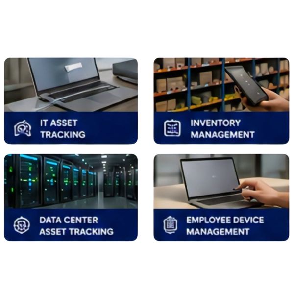 RFID IT Asset Laptop Tags | Read Range 3Mtr -For Laptops & Electronics