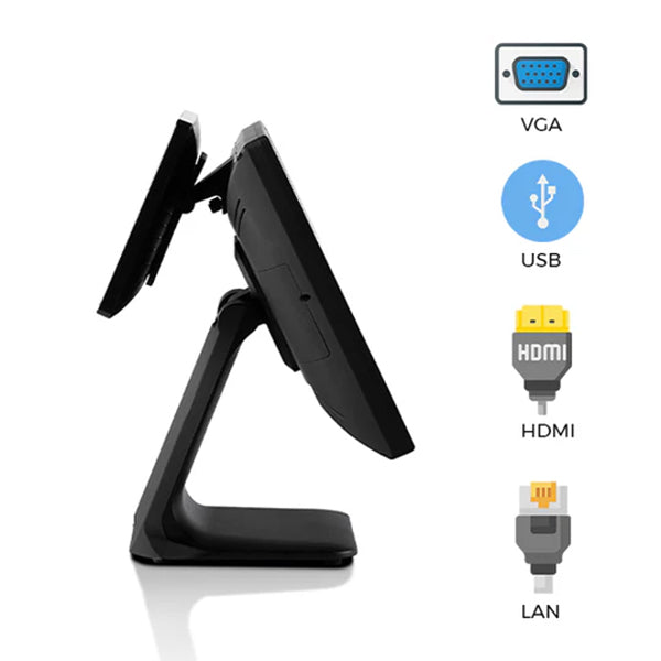 Window POS | Window 10 | SRK WD3011 | Core i3 | 15.1″ Display | 8GB RAM+128SSD | USB+LAN