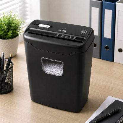 GBC ALPHA RIBBON 230V EU Straight Cut Home Office Paper Shredder | 6 Sheet Capacity