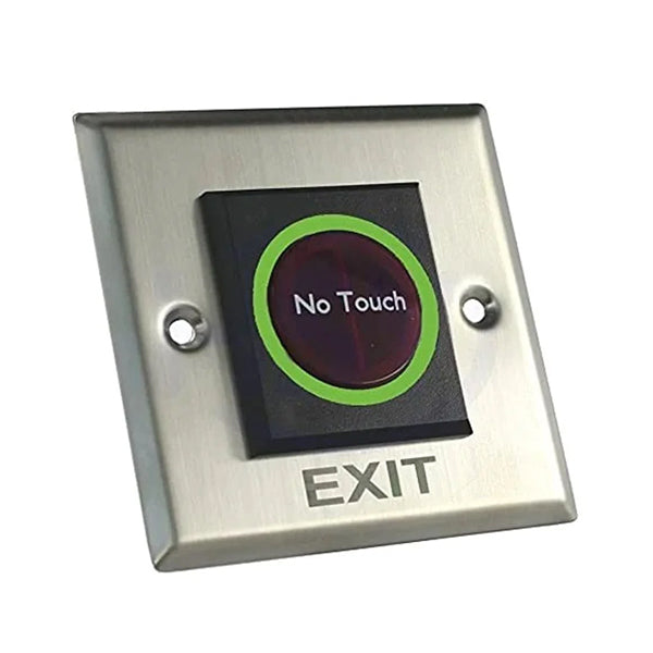 Exit Switch | No-Touch Technology |Size:86x86x28 | Wired| Stainless Steel Design