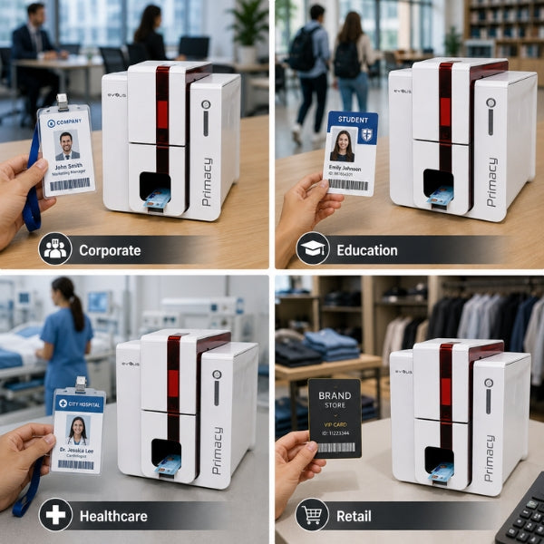 Evolis Primacy Duplex Expert Dual Sided Card Printer | USB & Ethernet