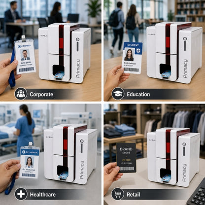 Evolis Primacy Duplex Expert Dual Sided Card Printer | USB & Ethernet