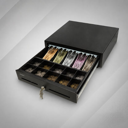 Rugtek CR 410 Cash Drawer with 3 key lock position