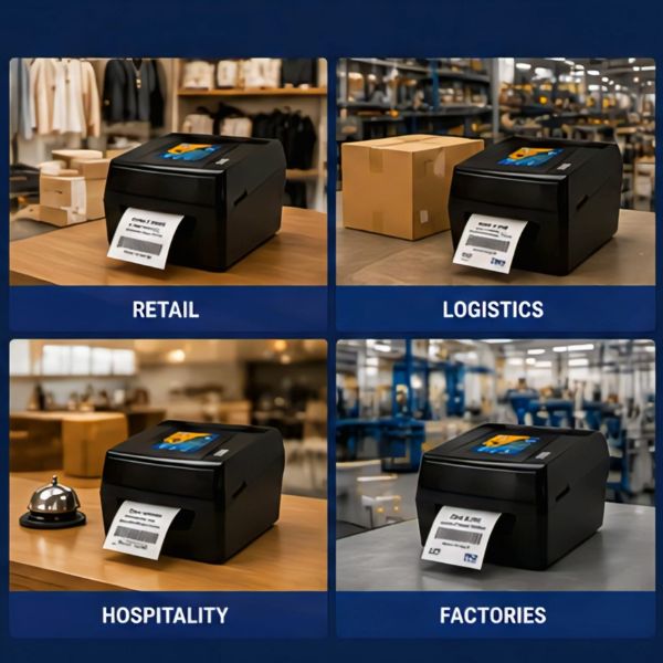 TVS LP 46 Label and Barcode Printer
