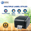 SRK 1125T Thermal Transfer Label Printer | 4.7 inch | 203 dpi | Serial+USB+Parallel+Ethernet | 2 years warranty