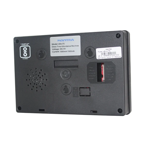 Biometric Attendance Machine | Fingerprint Recognition |Size:165x150x45mm -Workforce Management
