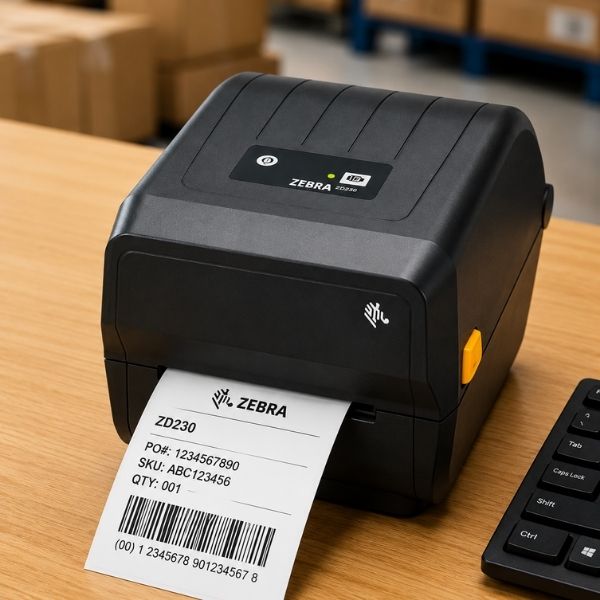 Zebra ZD230 Thermal Transfer or Direct Label Printer