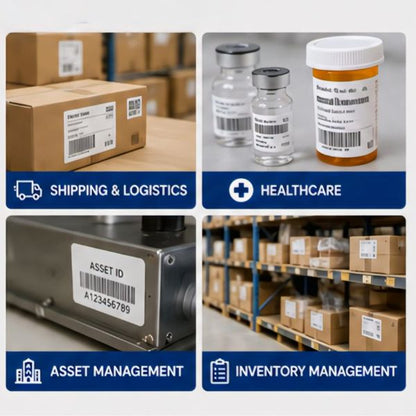 TSC TE 200 Thermal Transfer or Direct Label Printe