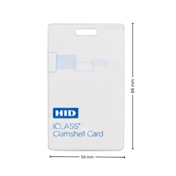 HID 2K2 iClass Clamshell Cards
