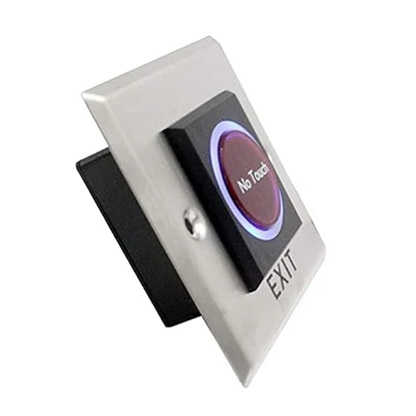Exit Switch | No-Touch Technology |Size:86x86x28 | Wired| Stainless Steel Design
