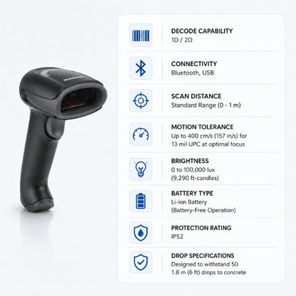 Honeywell Xenon XP 1952g Battery-Free 2D Barcode Scanner