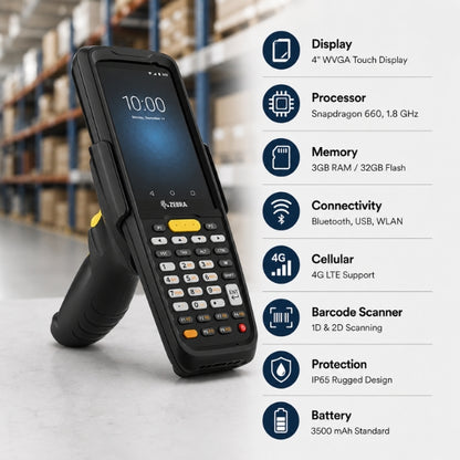 Zebra MC2700 Mobile Computer 1D/2D Wireless Barcode Scanner 