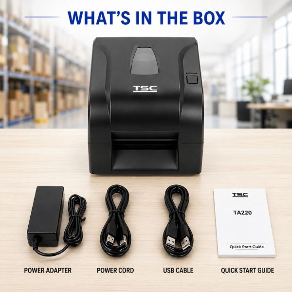 TSC TA220 Thermal Transfer & Direct Label Printer 