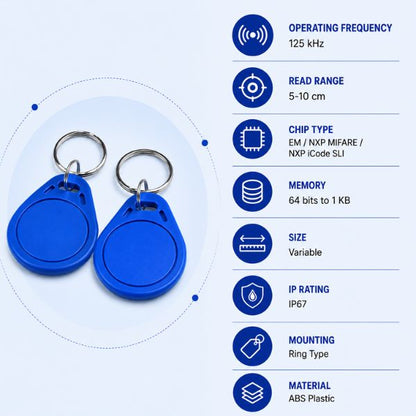 RFID LF Keyfobs Tag