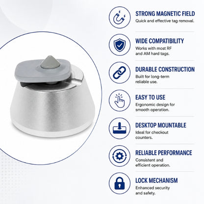 RF & AM Tag Magnetic Detacher