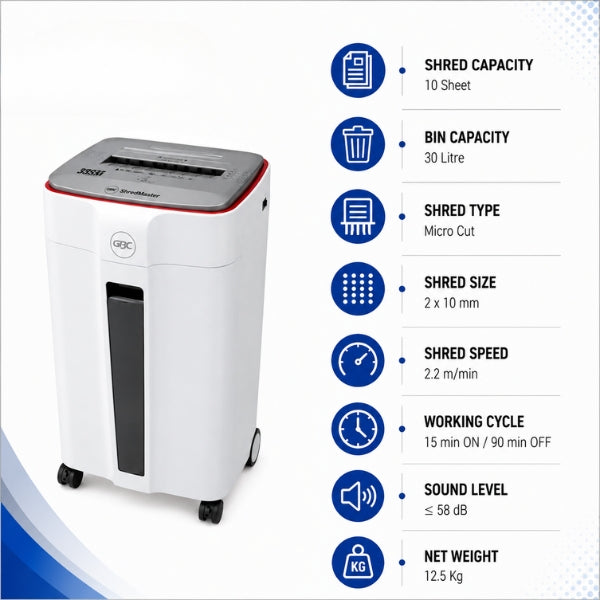 GBC 33SM Shredmaster Micro Cut Paper Shredder