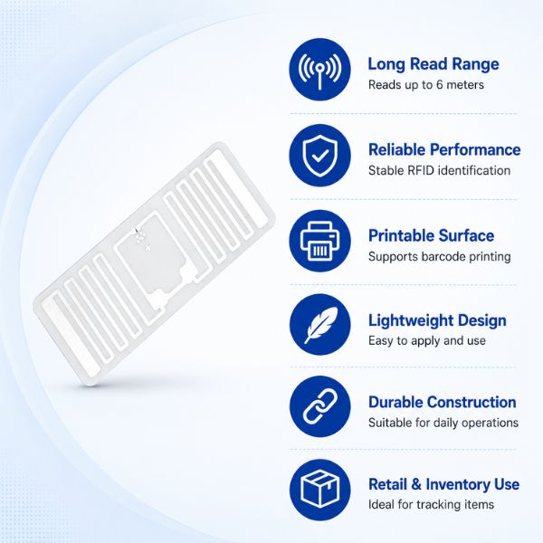 RFID UHF Printable Paper Label
