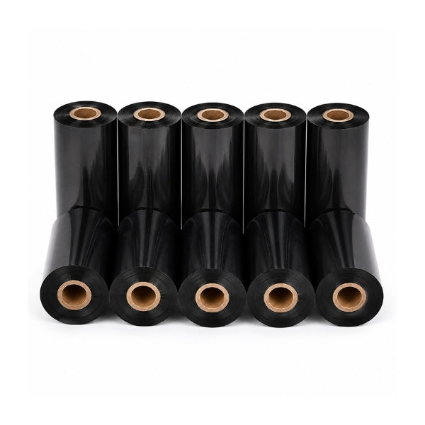 Scratch-proof Resin Wax Black Ribbon Tape