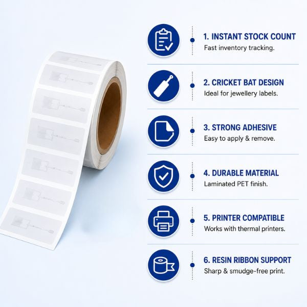 RFID UHF Jewellery Soft Label Tags 