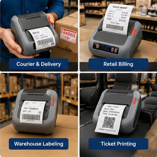 SRK-3ML026 Label Receipt Mobile Printer 
