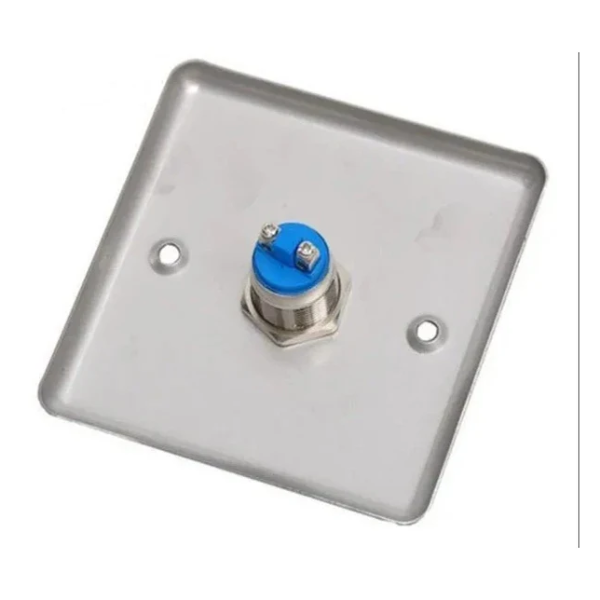Exit Switch | 3-Port Design|Size:86x86mm | Touch| Stainless Steel| Wired -Access Control