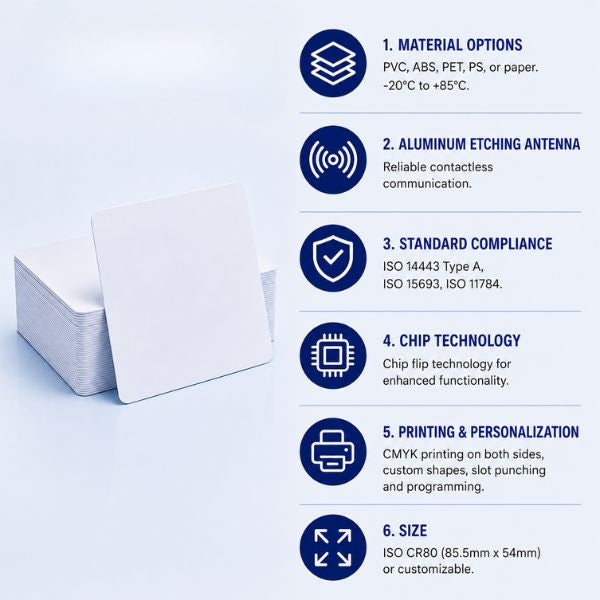 RFID Mifare 1KB HF Smart Cards