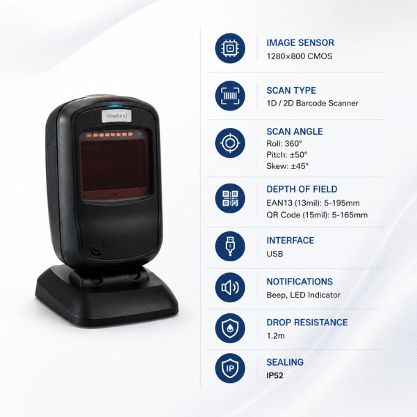 Newland FR4080 Desktop Scanner