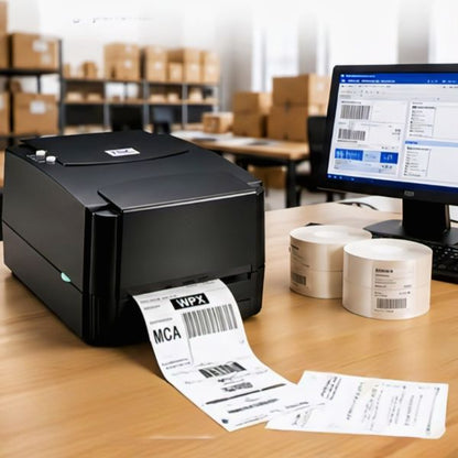 TSC TTP 244 PRO Thermal Transfer or Direct Label Printer 