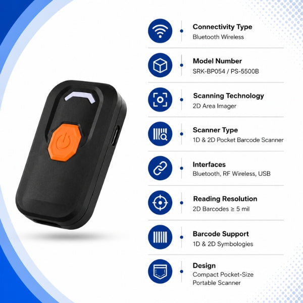 Wireless Pocket Bluetooth Scanne