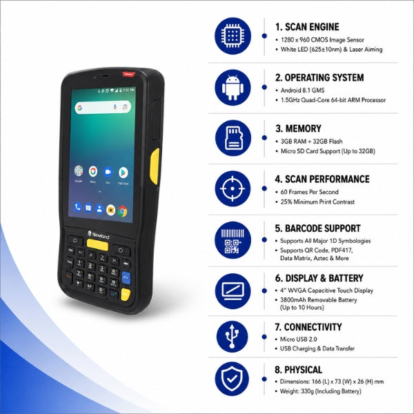 Newland MT 65 Android Mobile Computer