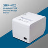 SRK-402 3 Inch Auto Cutter Thermal Receipt Printer (Bluetooth + USB )203dpi