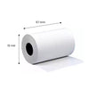 SRK Thermal Paper Rolls| 50 GSM | 57mm (Width) X 15 Mtrs (Length)| Pack Of 10 Rolls