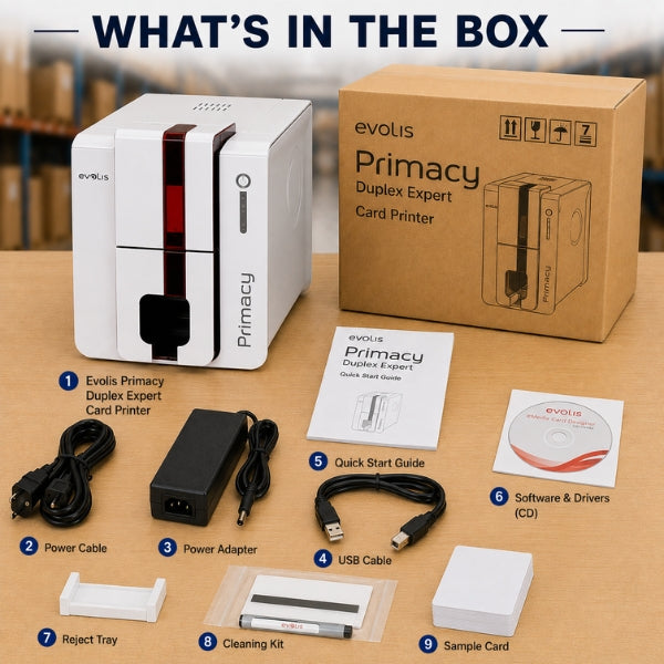 Evolis Primacy Duplex Expert Dual Sided Card Printer