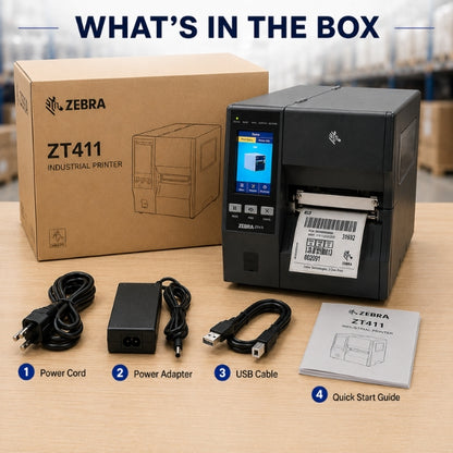 Zebra ZT411 Direct Thermal Industrial Label Printer