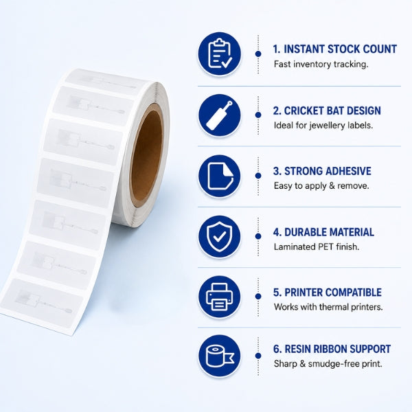 RFID UHF Jewellery Soft Label Tags 