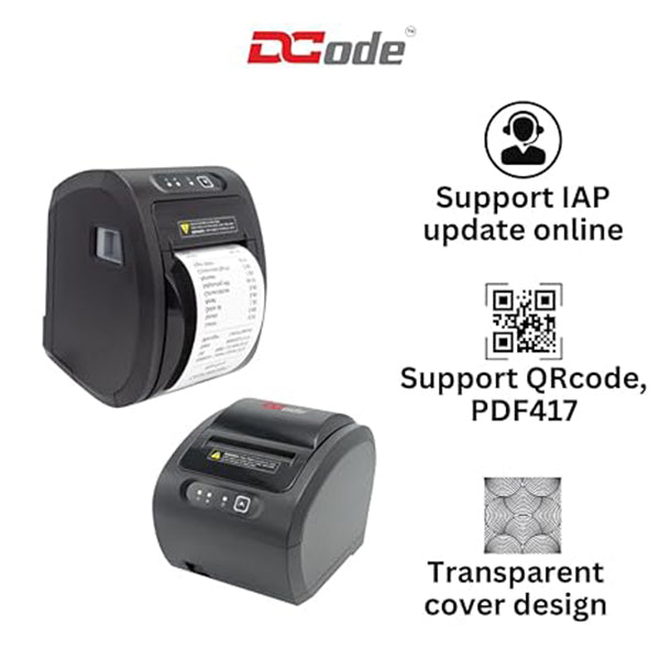 Dcode DC3R1 Direct Thermal Receipt Printer In India | SRK Innovation