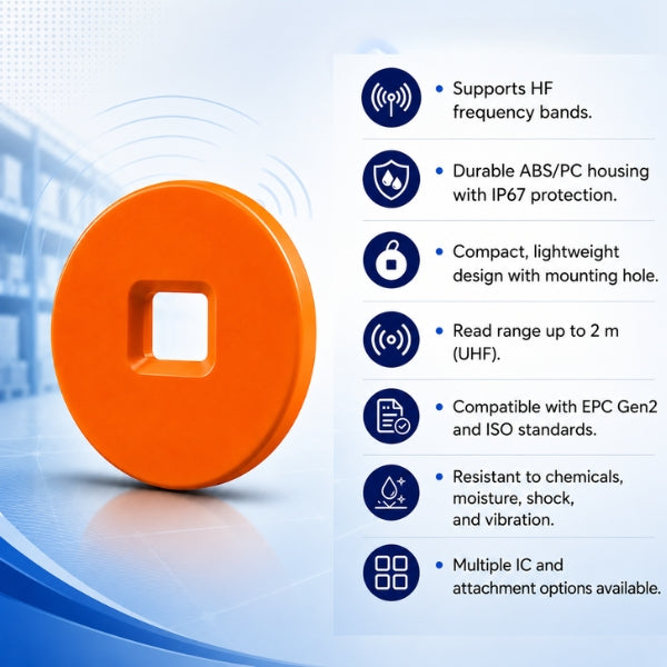 RFID HF Disc Tag