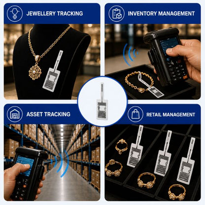 RFID UHF Jewellery Soft Label Tags | Read up to 3 Mtr- For Jewellery and inventory tracking