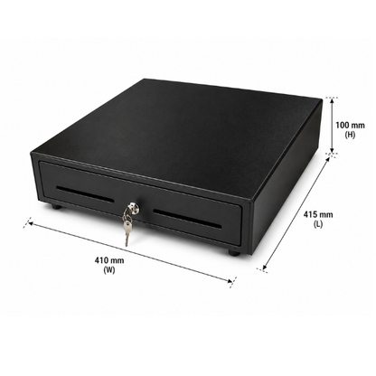Rugtek CR 410 Cash Drawer with 3 key lock position