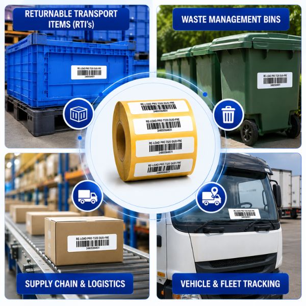 RFID UHF Vehicle soft Label Tag