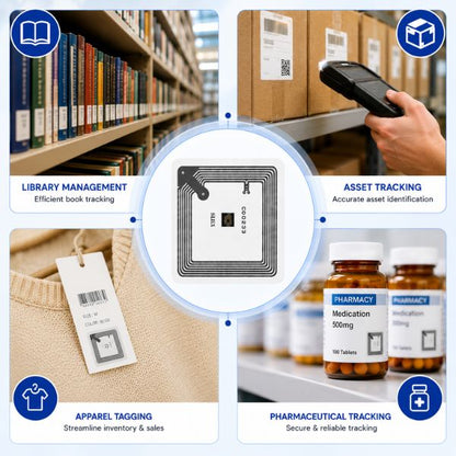 RFID HF Library Icode Slix Tags