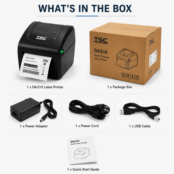TSC DA310 Direct Thermal Label Printer