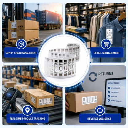 RFID UHF Clothing Wet Inlay Tags|