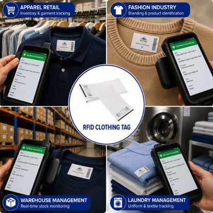 RFID UHF Woven garment Tag
