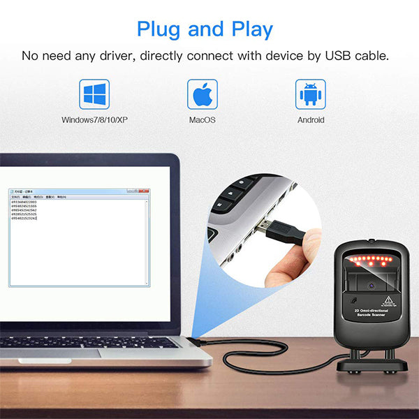 SRK-PS9120 Omni Directional Barcode Scanner 