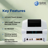 SRK-2406T Thermal Transfer & Direct Label Printer | 4.2 inch | 203 dpi | USB 2.0 | 2 years warranty